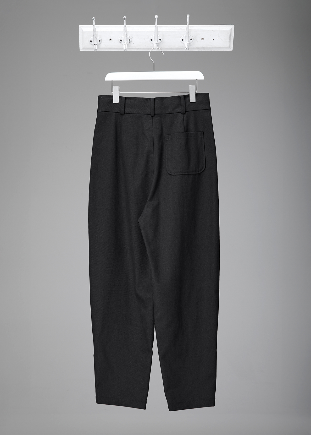 Pleated-Hem Pants